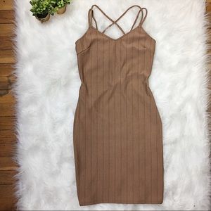 Charlotte Russe Dress XS Nude Party EUC Evening